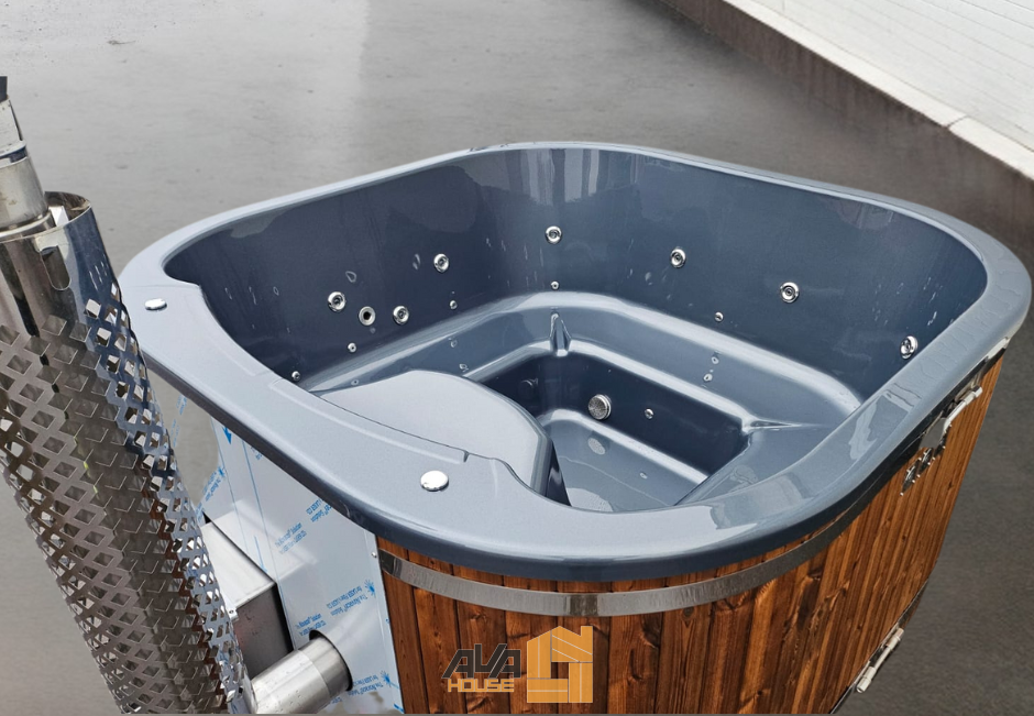 Jacuzzi Ogrodowe 2 m z wewnętrznym piecem