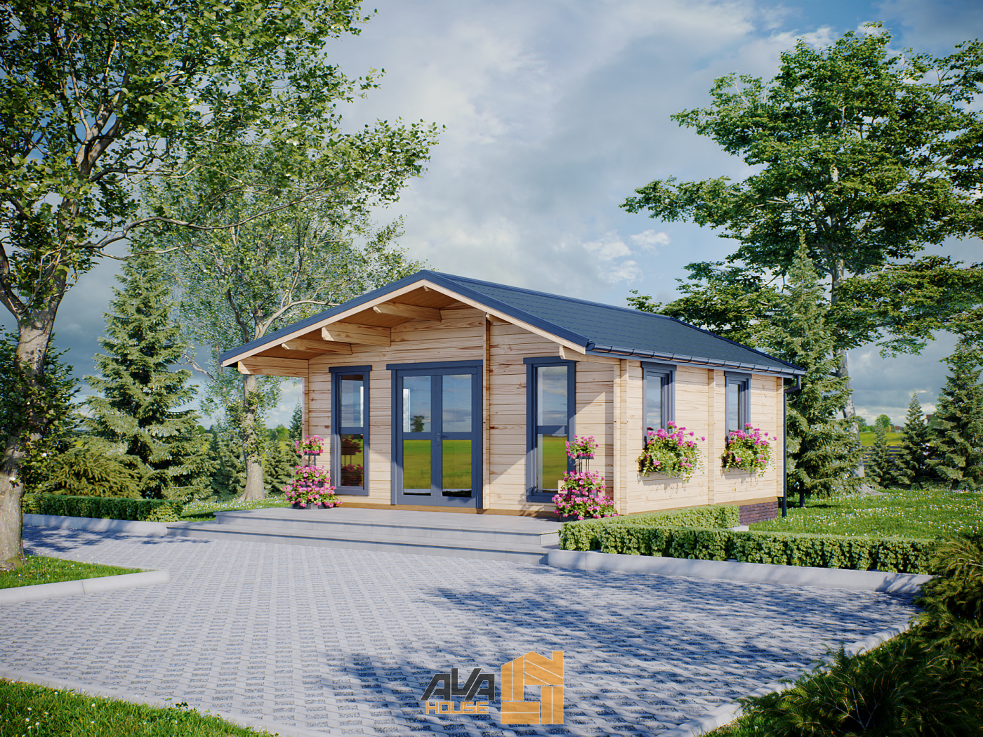 Domek letniskowy Leonardo 6 x 6