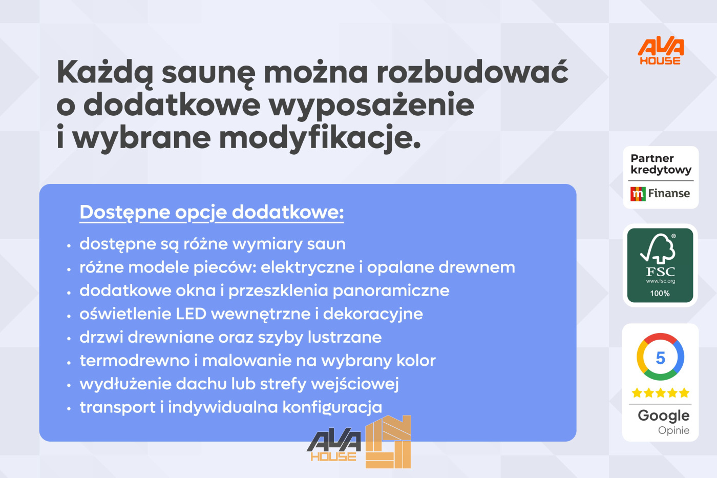 Sauna Liść 3m