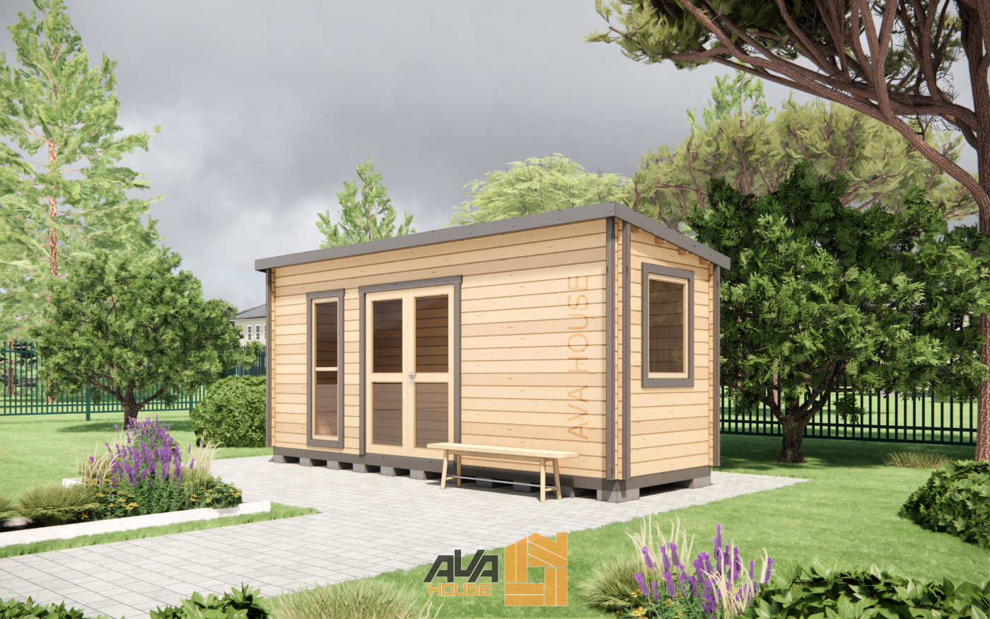 Domek szkieletowy Vagon 6 x 2