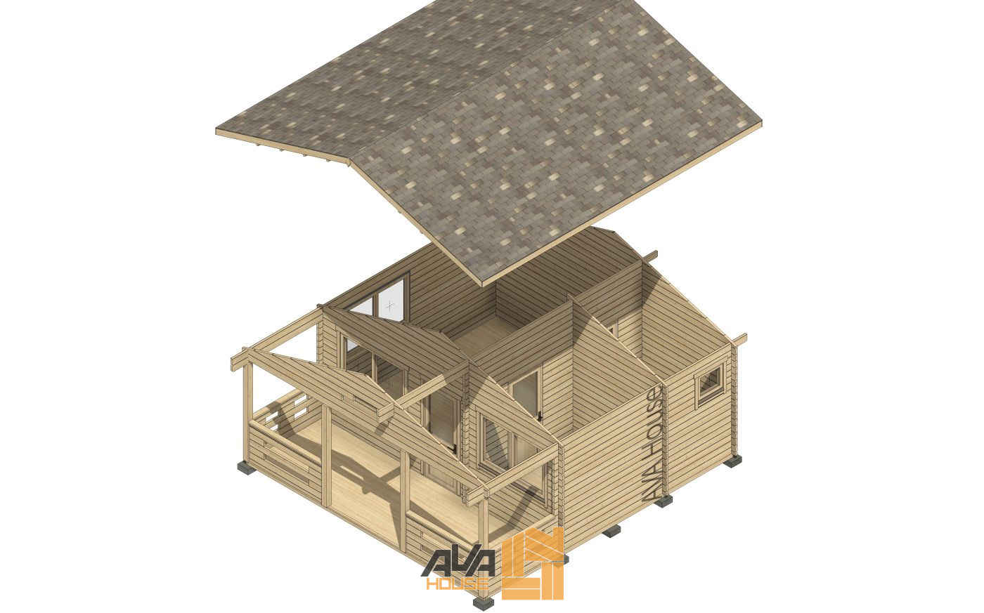 Domek letniskowy Lorenzo 5,95 x 6,1