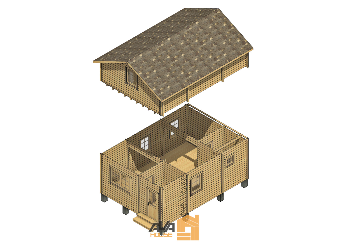 Domek letniskowy Robert II  5 x 7