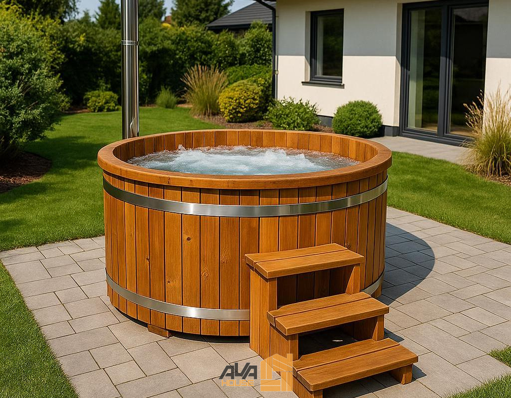 Drewniane jacuzzi ogrodowe – luksus i natura w jednym