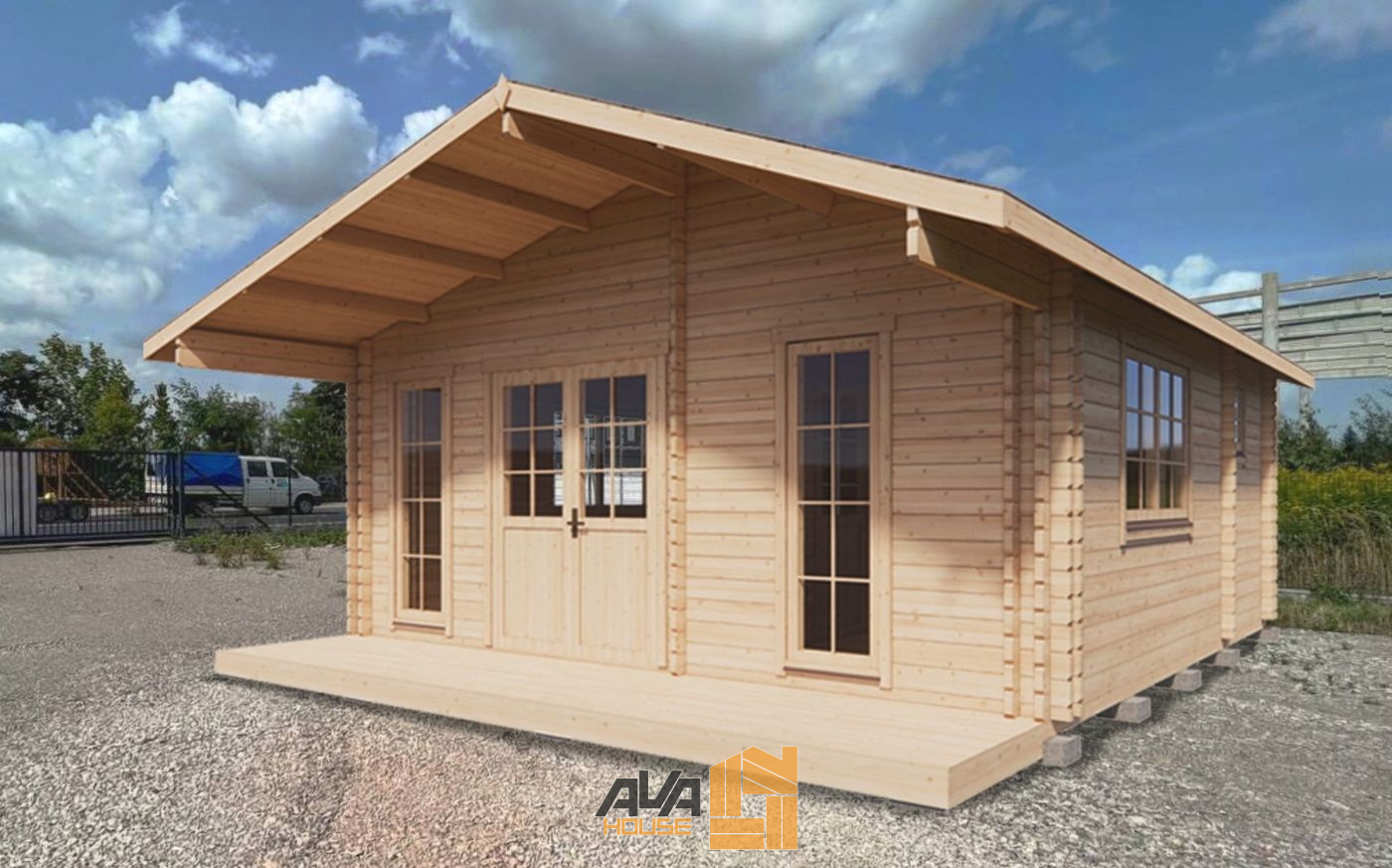 Domek całoroczny Olivia L 6 x 6