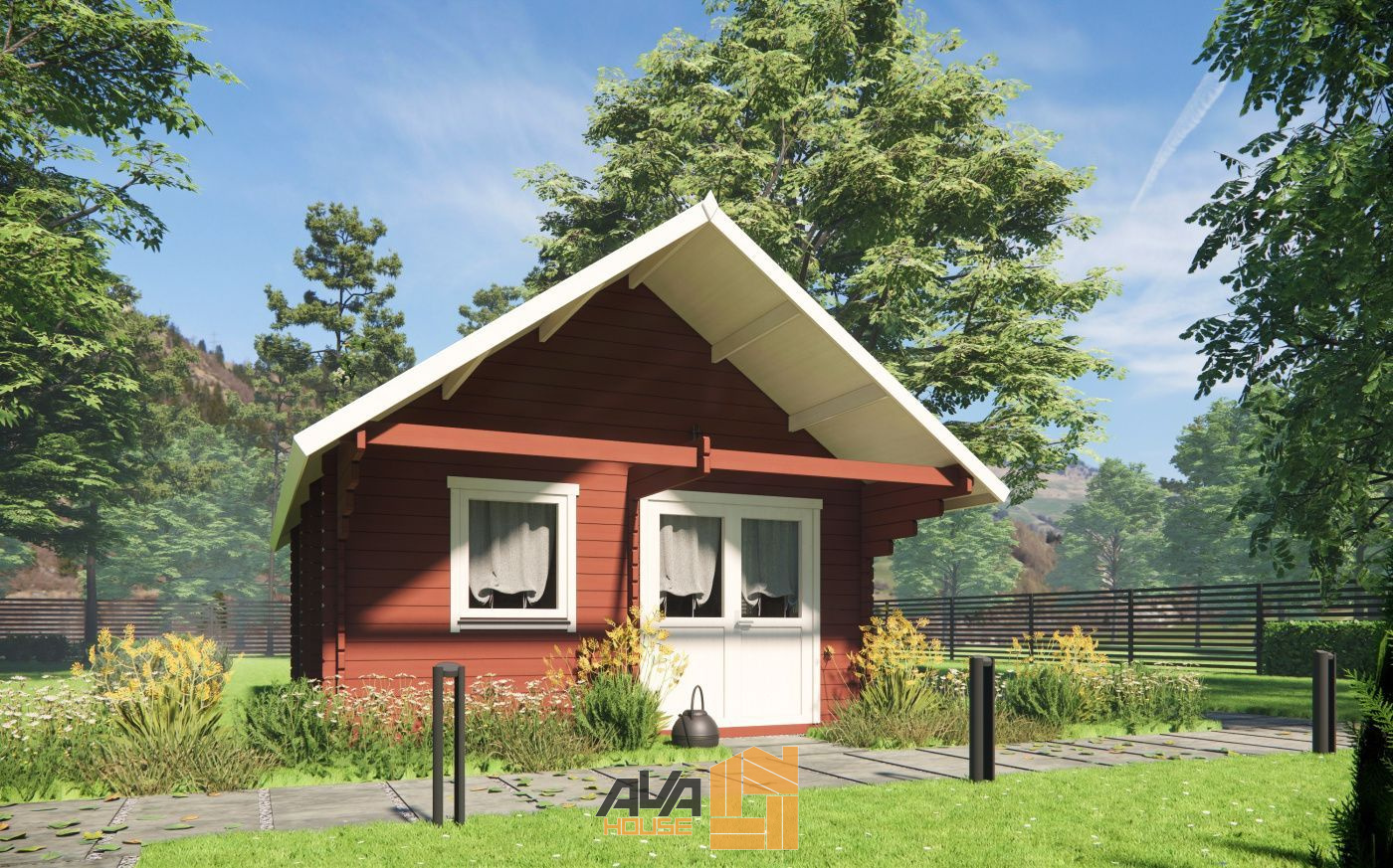 Domek letniskowy Silvan z antresolą 4,5 x 6