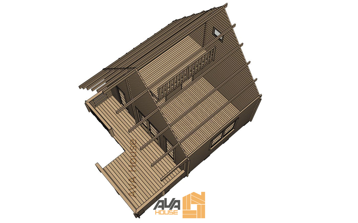 Domek letniskowy Hof z antresolą L 6 x 7,5