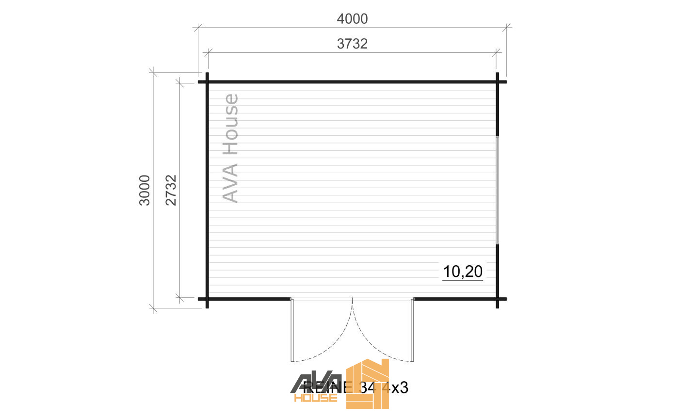 Domek letniskowy Reine 4 x 3