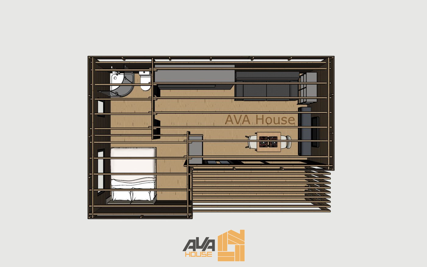 Domek letniskowy Fiord 7,6 x 5
